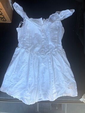 Aerie Size Medium White Romper